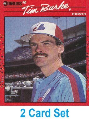 Tim Burke Baseball Card Collection